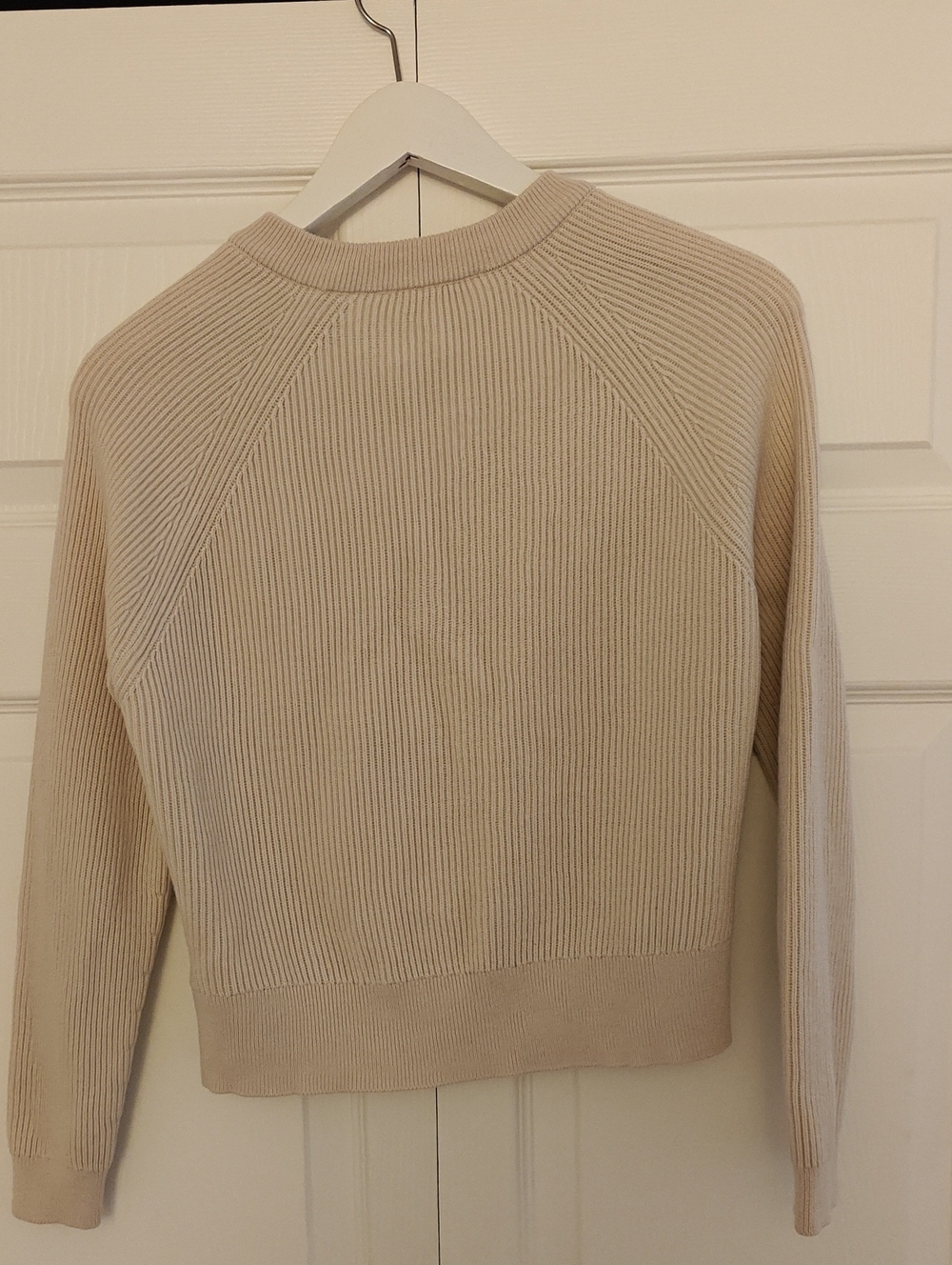 Sezane Sonnie Cardigan In Cream, Size Small - Picture 9 of 15